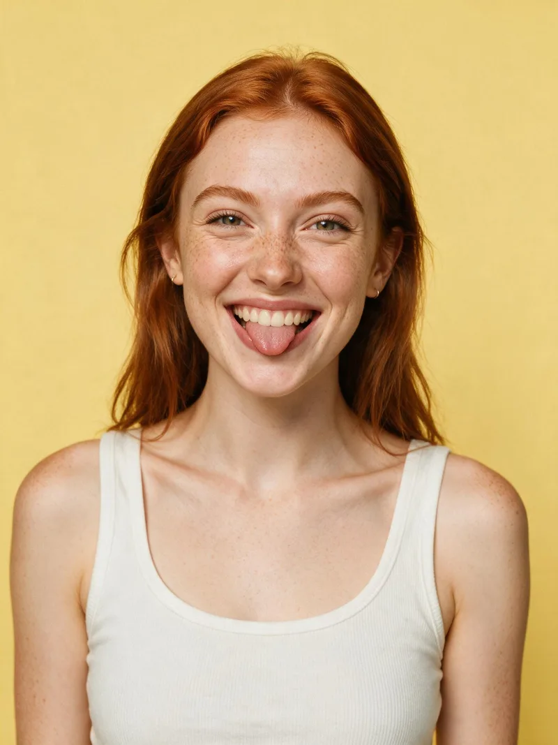 AI presenter portrait